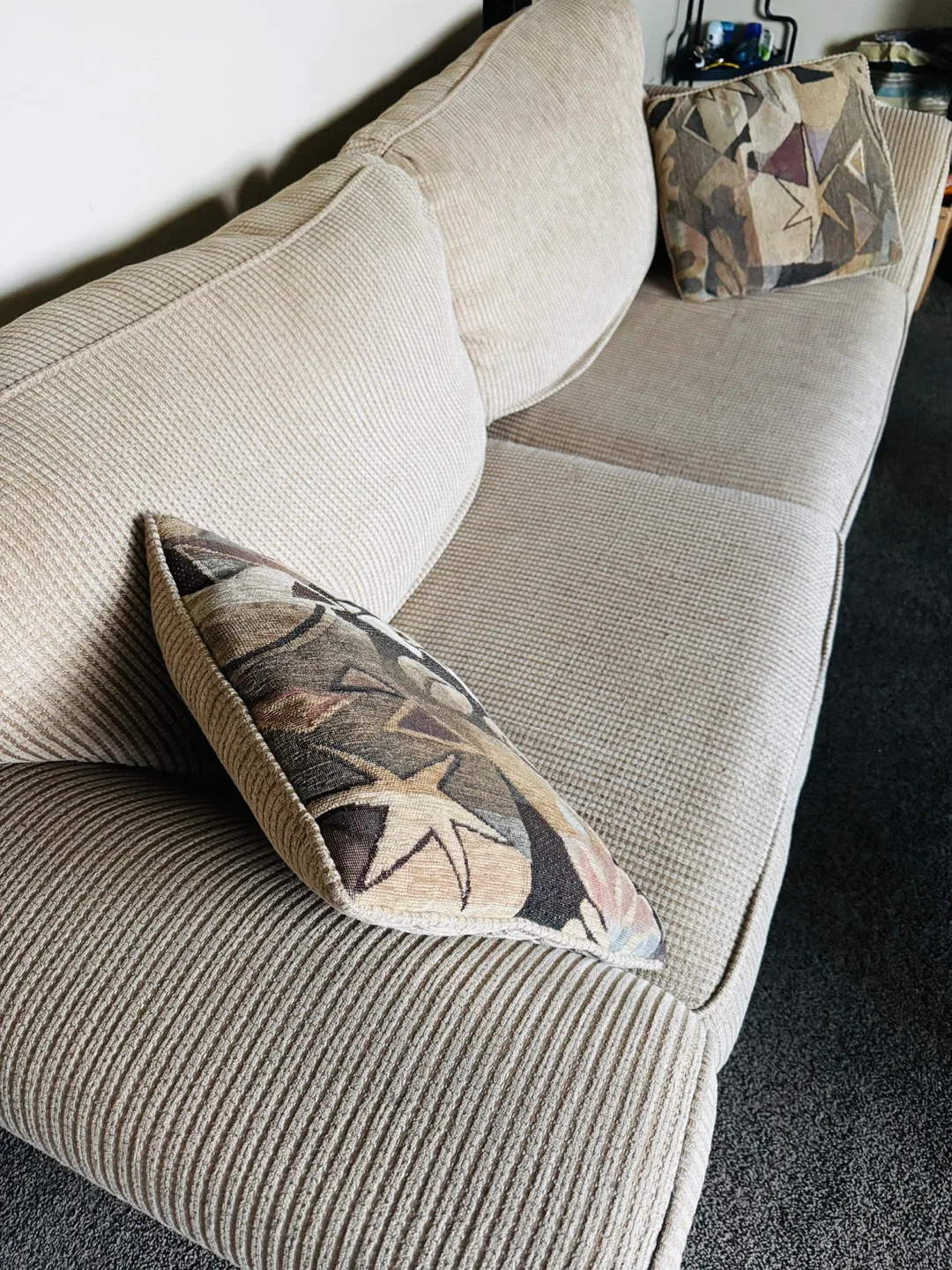 *Moving out sale!* Two Sofas with Cushions thumbnail