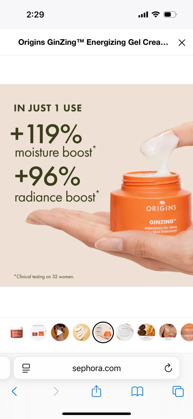Origins GinZing Energizing Gel Cream (50ml) image indicator(9)