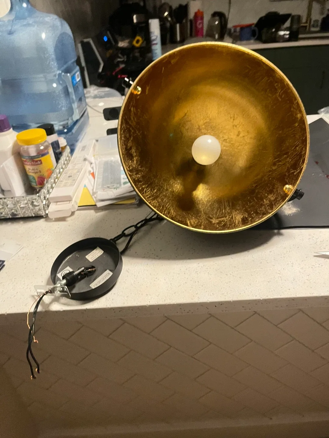 Hanging Pendant Light - Gold Interior image indicator(4)