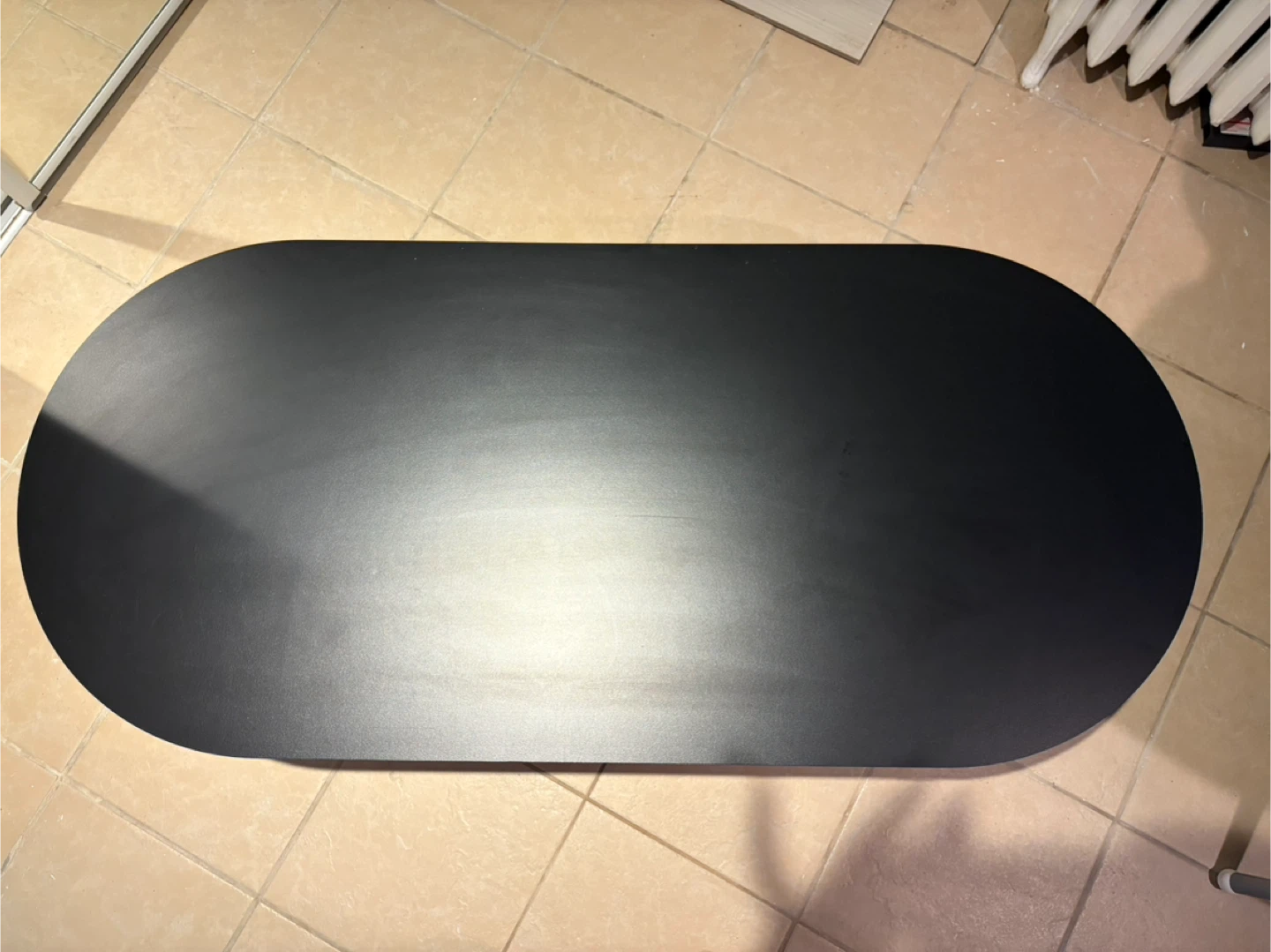 Black Oval Coffee Table - photo 3