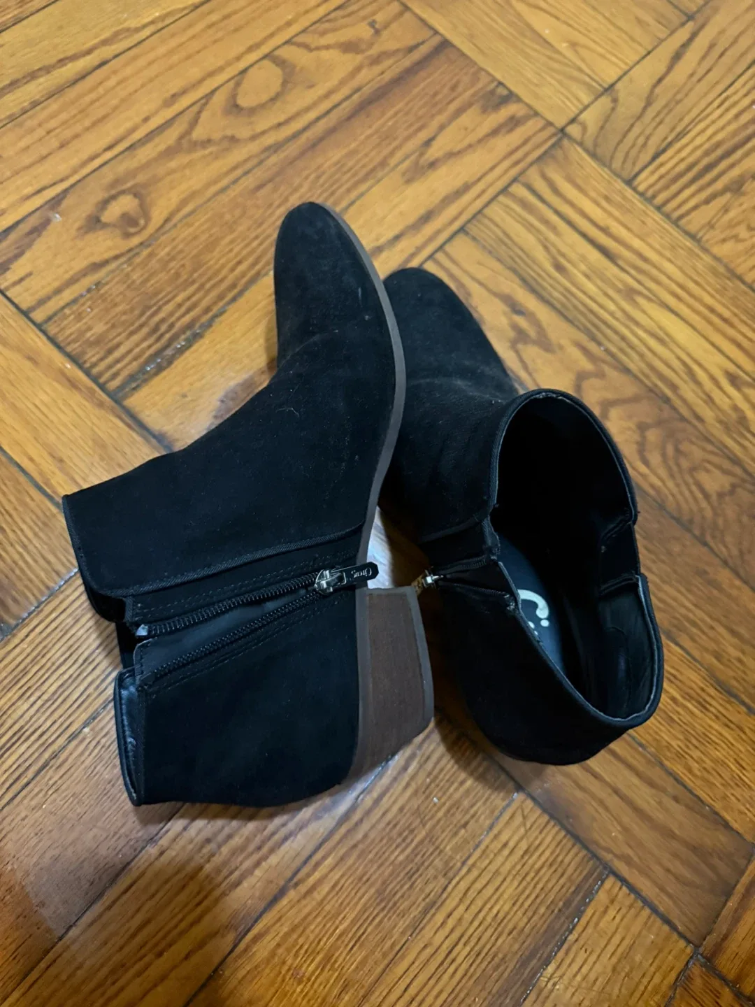 Circus by Sam Edelman Black Suede Ankle Boots image indicator(3)