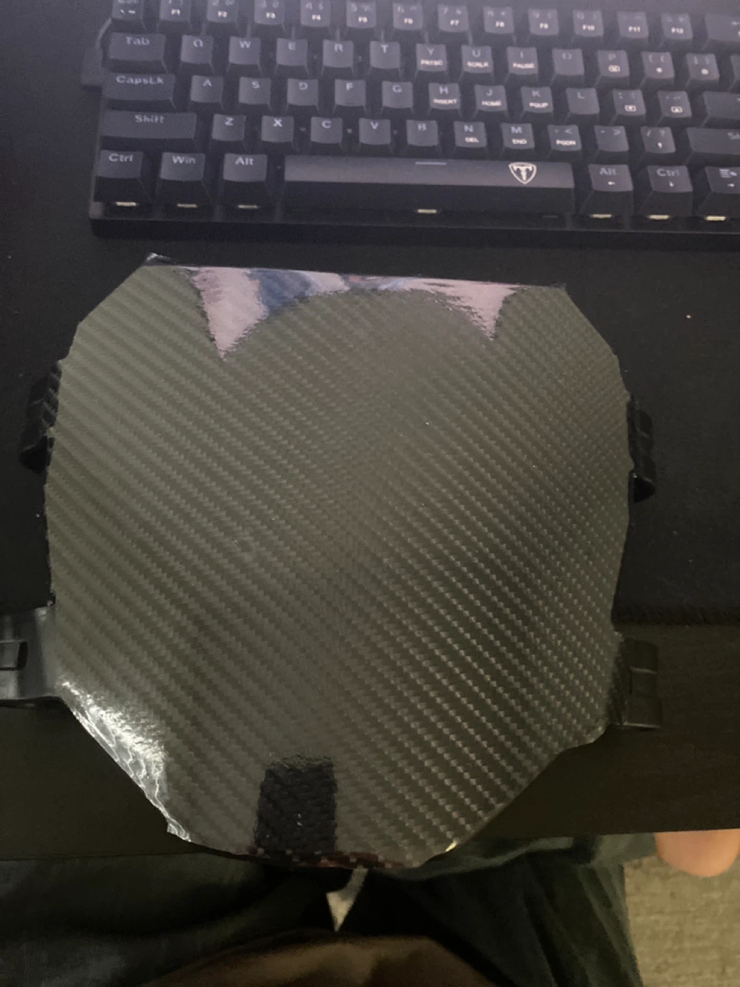 Carbon Fiber Motorcycle Tank Pad Protector