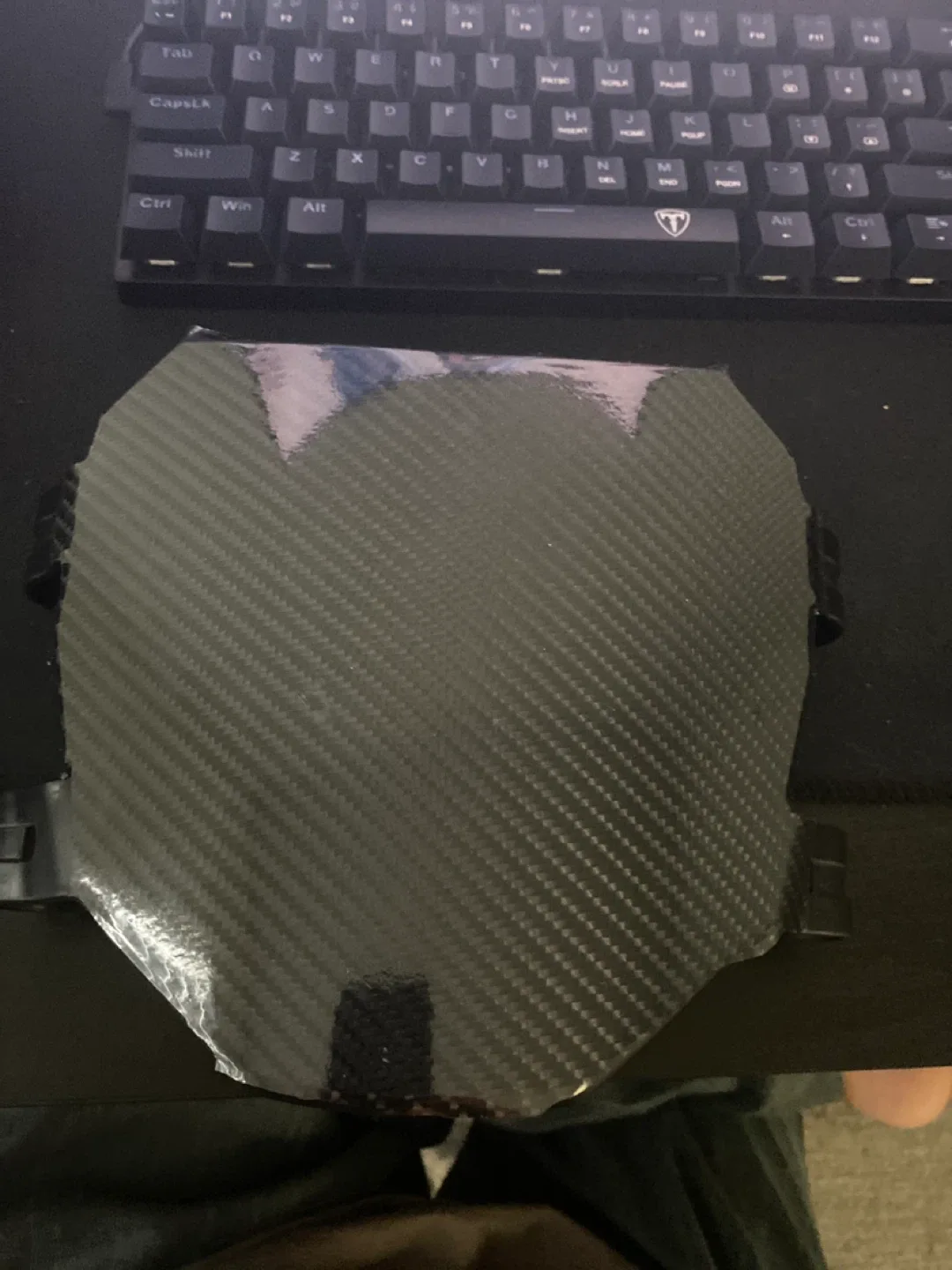 Carbon Fiber Motorcycle Tank Pad Protector thumbnail