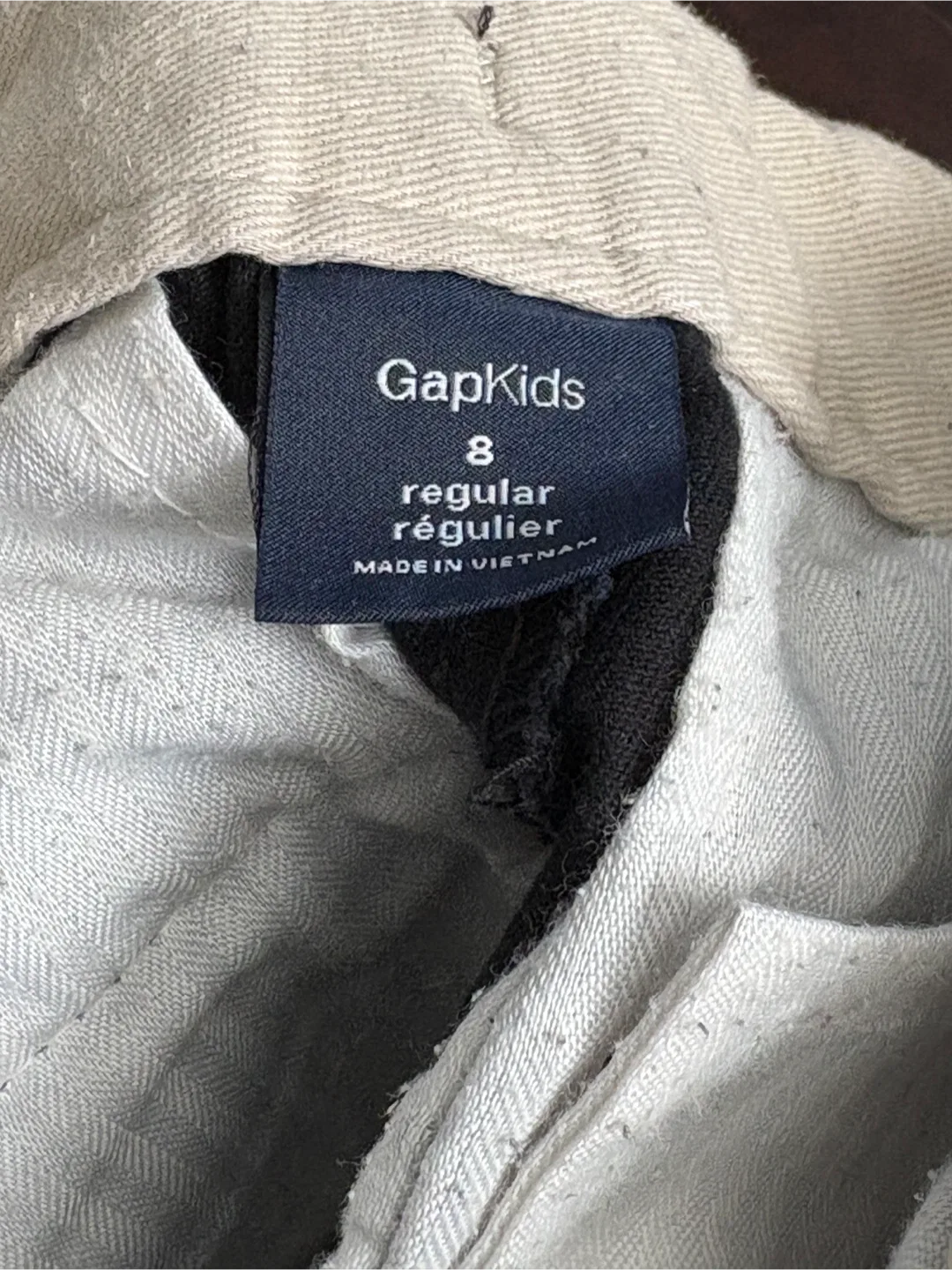 Gap Kids Black Chinos Size 8 image indicator(3)