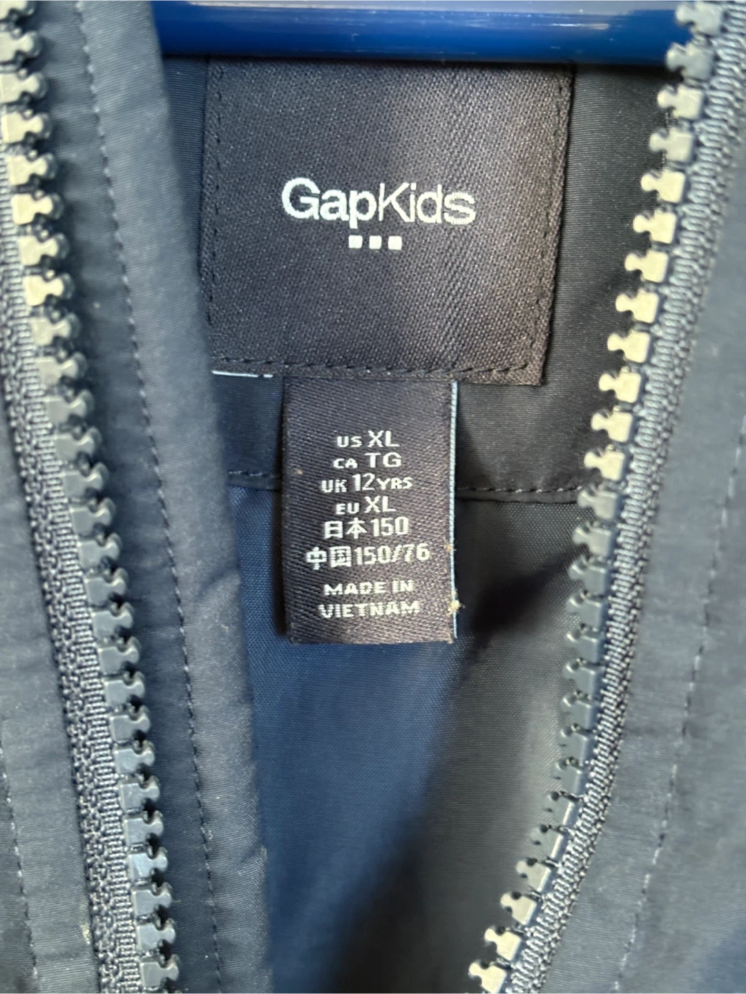 Gap Kids XL (12 Yrs) Navy Bomber Jacket - photo 3