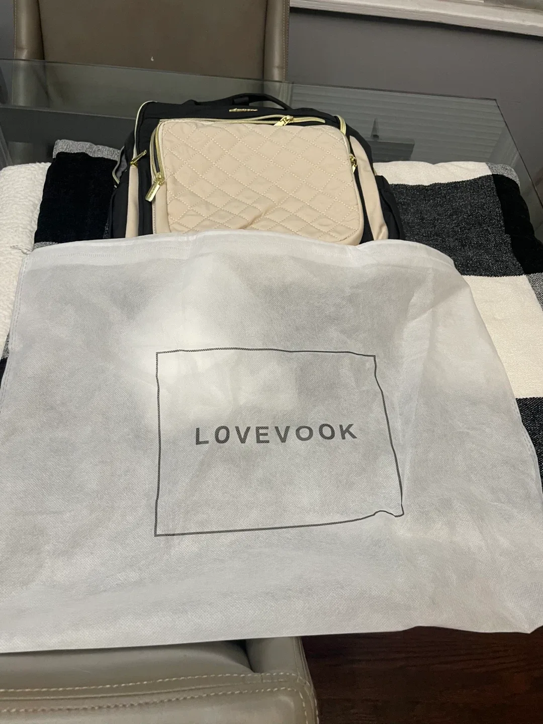 LOVEVOOK Diaper Backpack Tote Bag image indicator(2)
