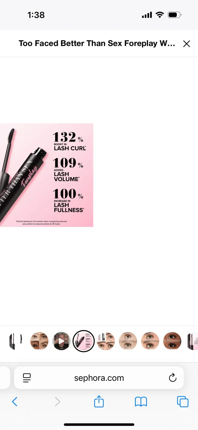 Too Faced Better Than Sex Foreplay Mascara Primer image indicator(6)