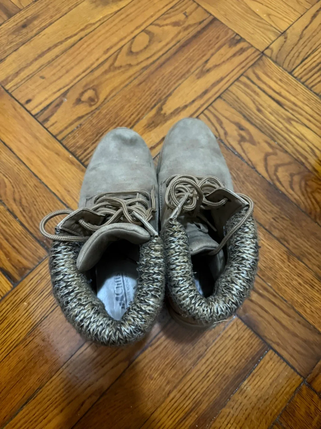 Cliffs by White Mountain Taupe Ankle Boots - Size 9.5 thumbnail