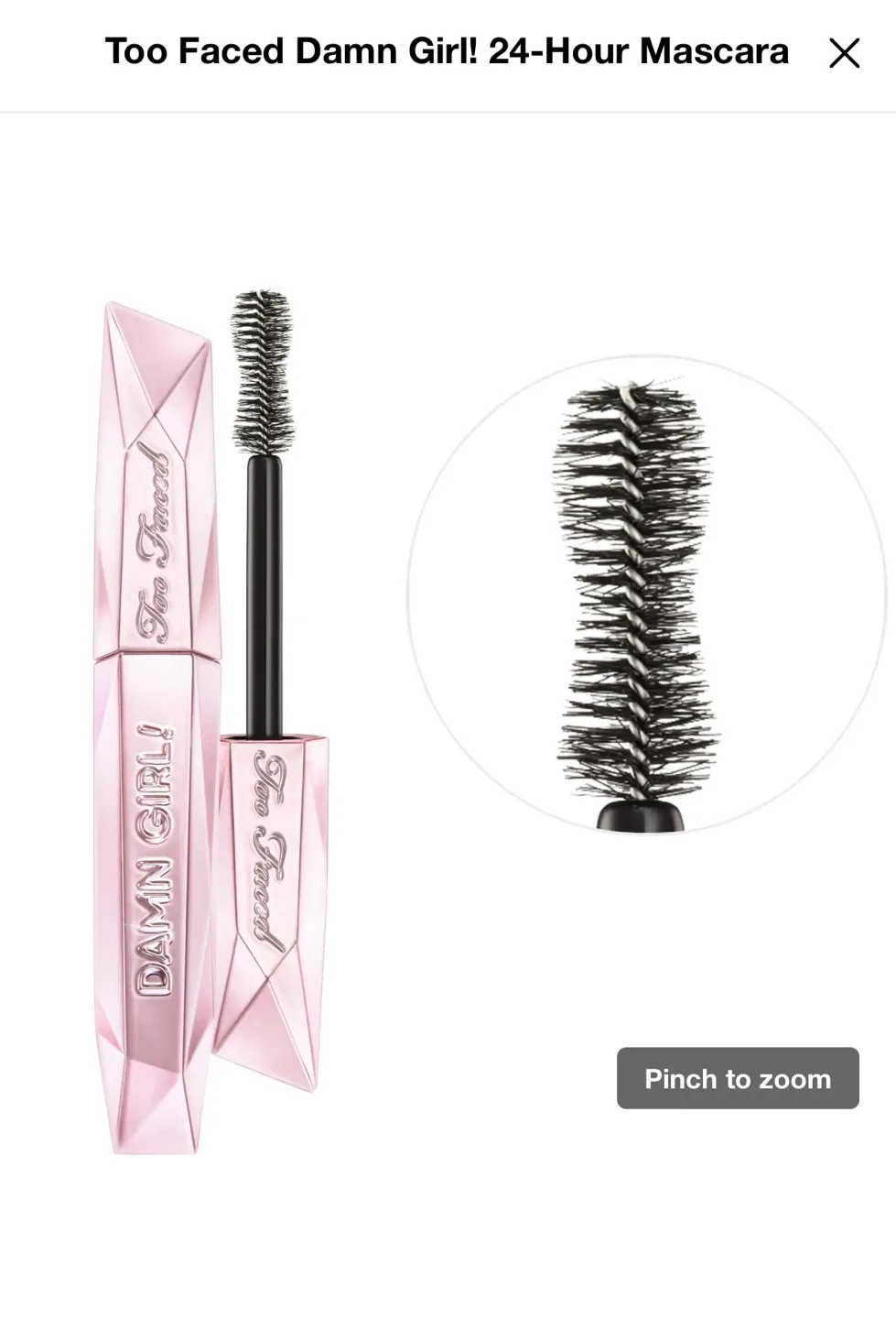 Too Faced Damn Girl! 24-Hour Mascara image indicator(4)