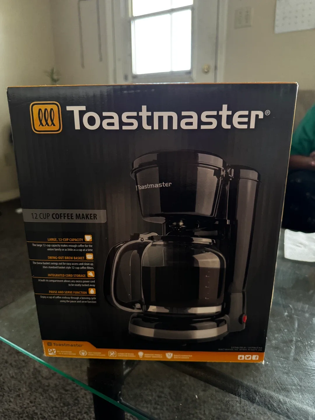 *Moving out sale!* - NEW Toastmaster Coffee Maker thumbnail