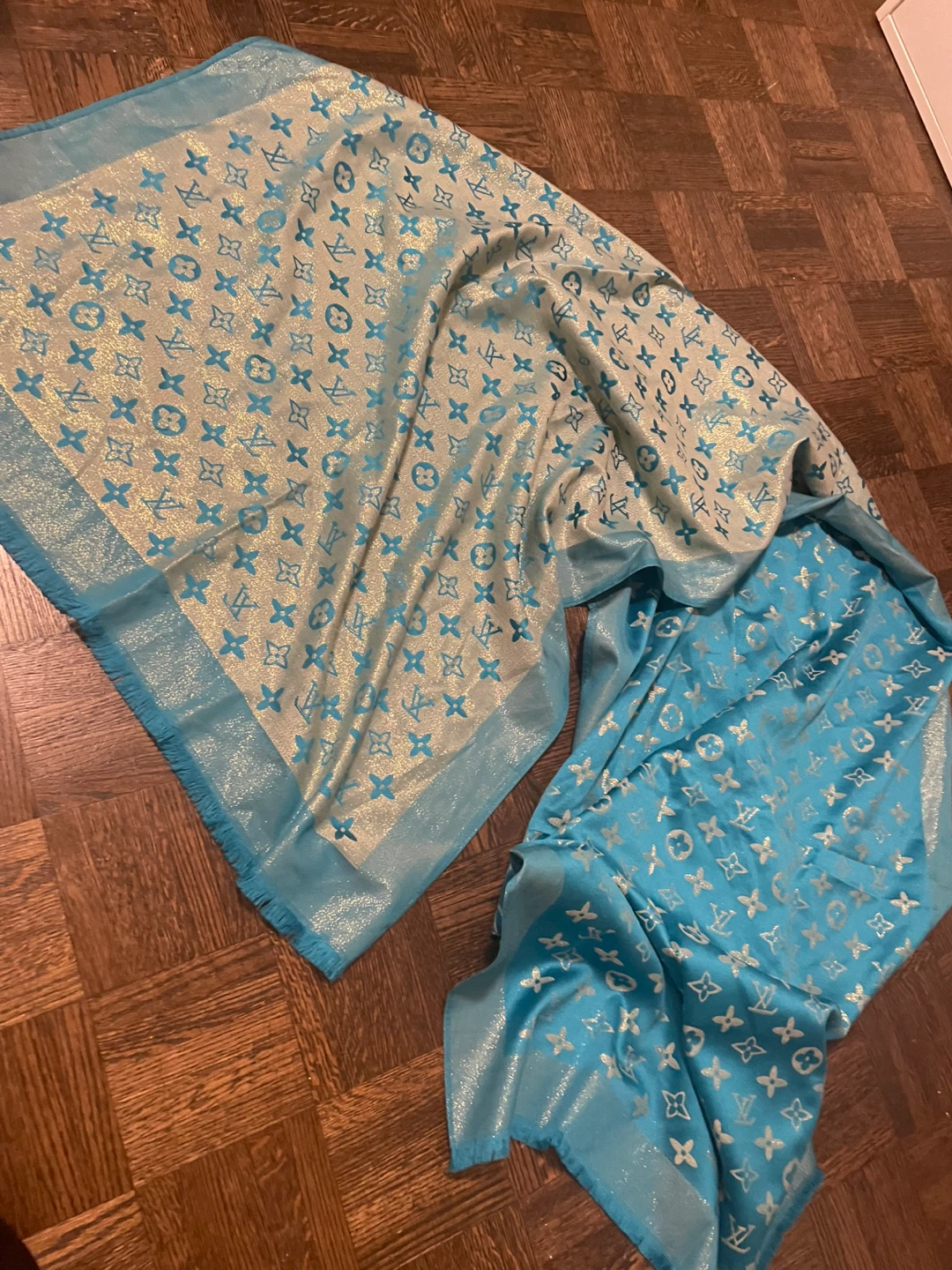 Louis Vuitton Shawl Turquoise