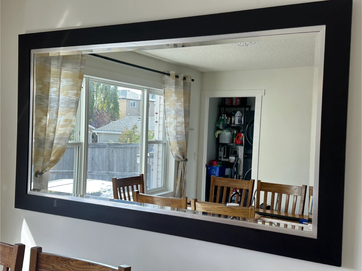 Large Framed Wall Mirror - 44 x 82 inches