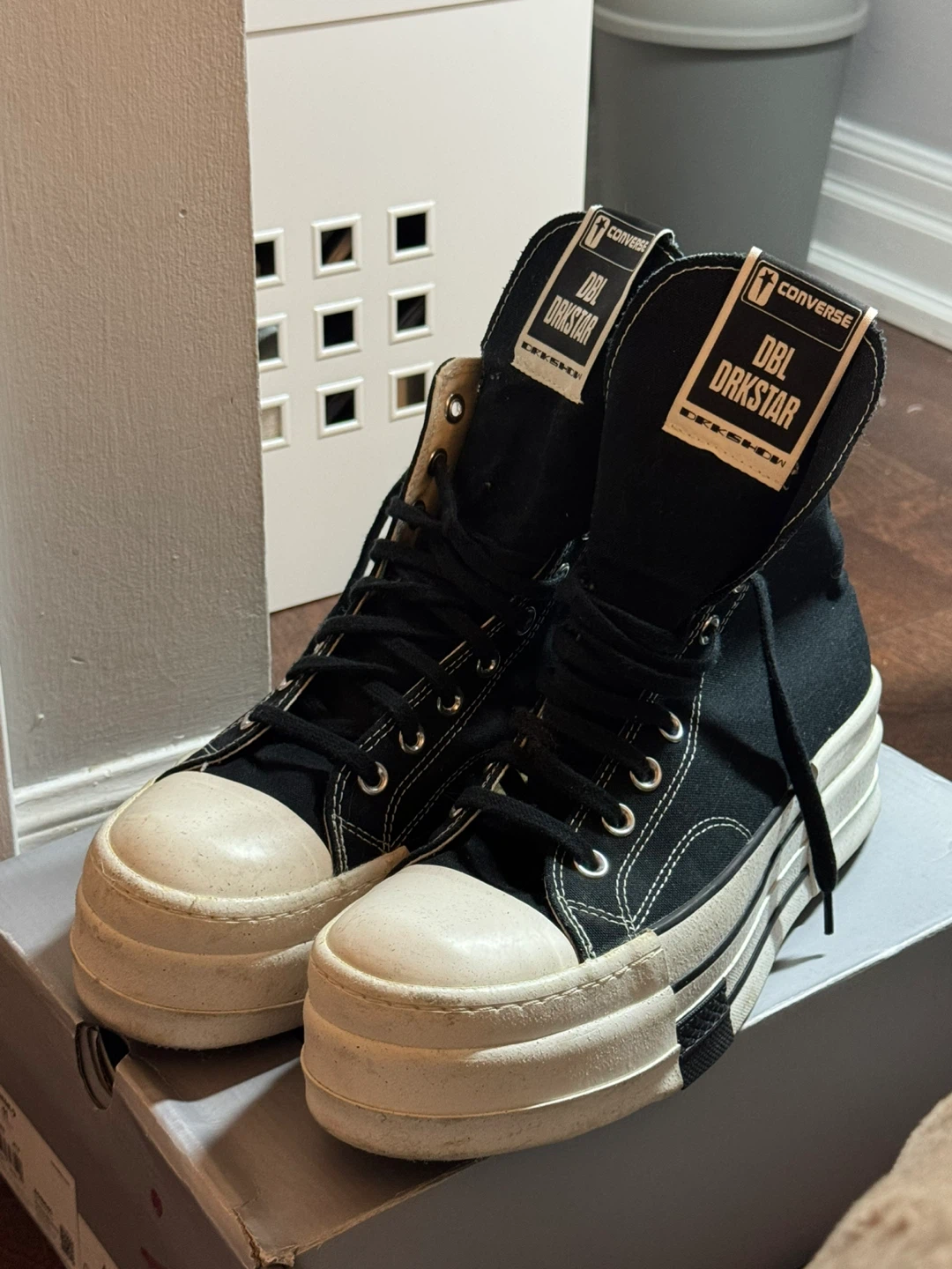 Converse DBL DRKSTAR High Top Sneakers - Size 9