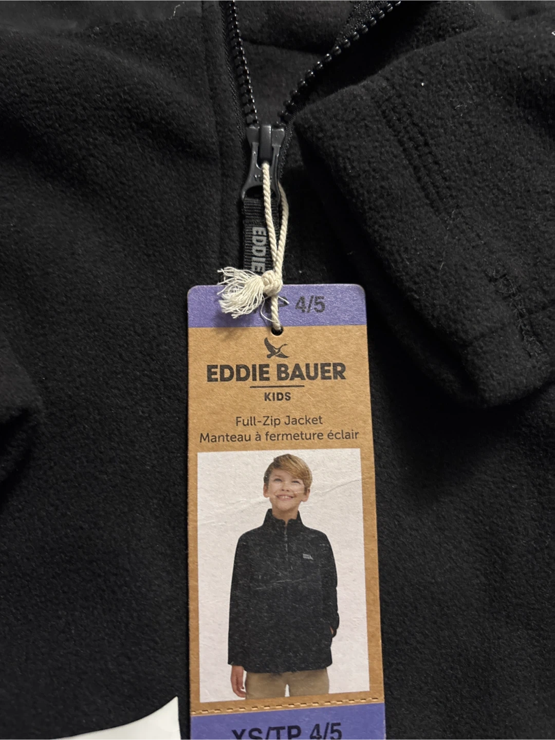 New Eddie Bauer Kids Full-Zip Fleece Jacket - XS (4/5) - photo 2