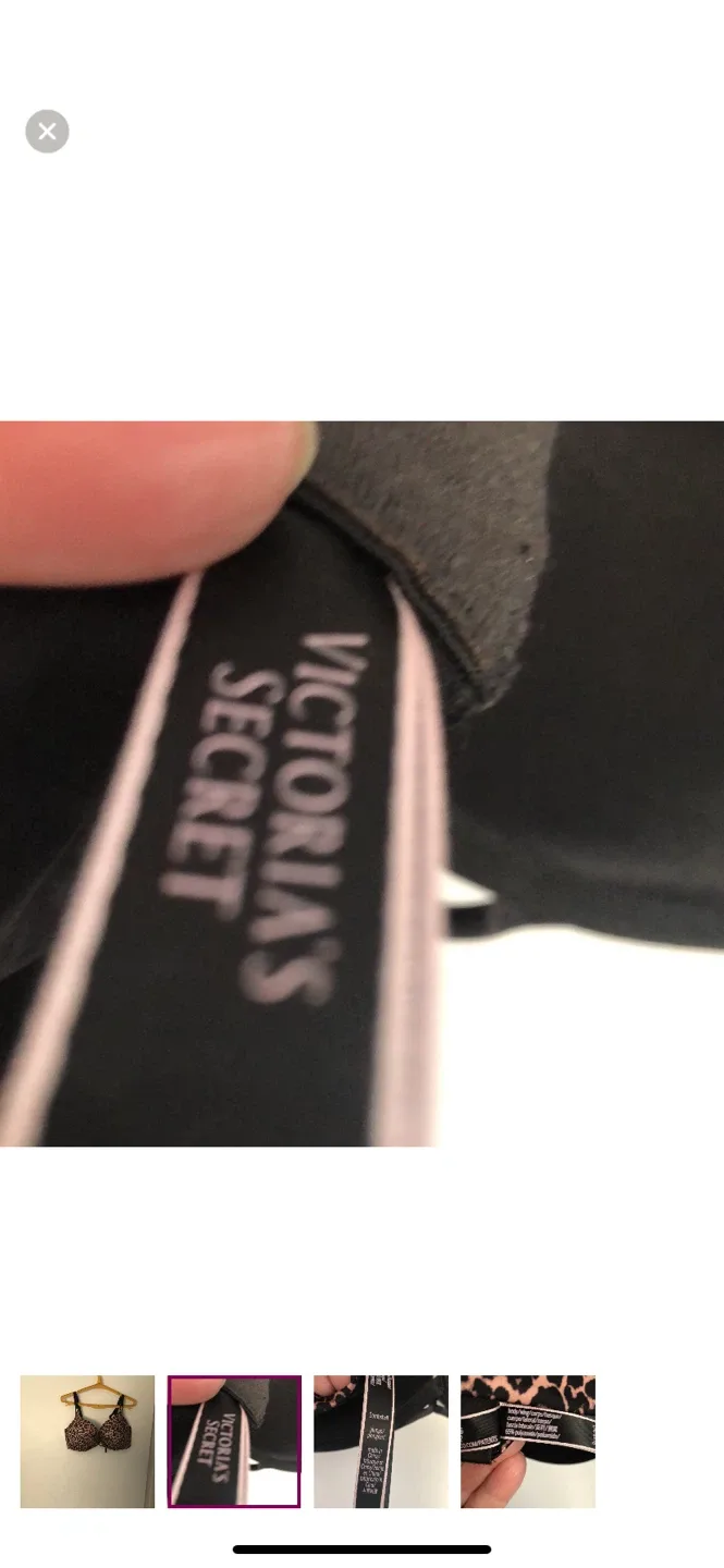 Victoria's Secret Bombshell Plunge Bra Leopard Print image indicator(2)