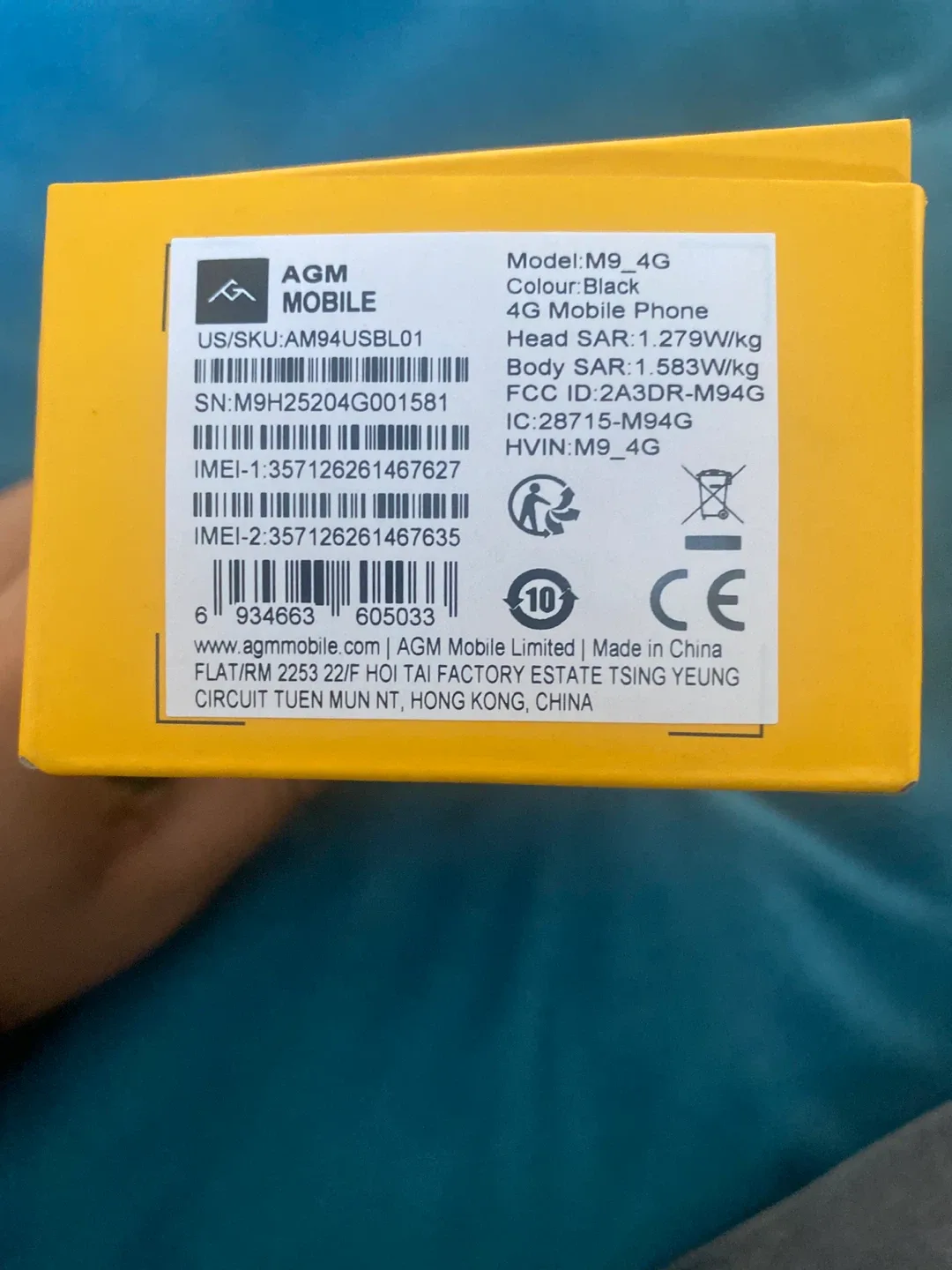 AGM M9_4G Black Mobile Phone - New in Box! image indicator(3)