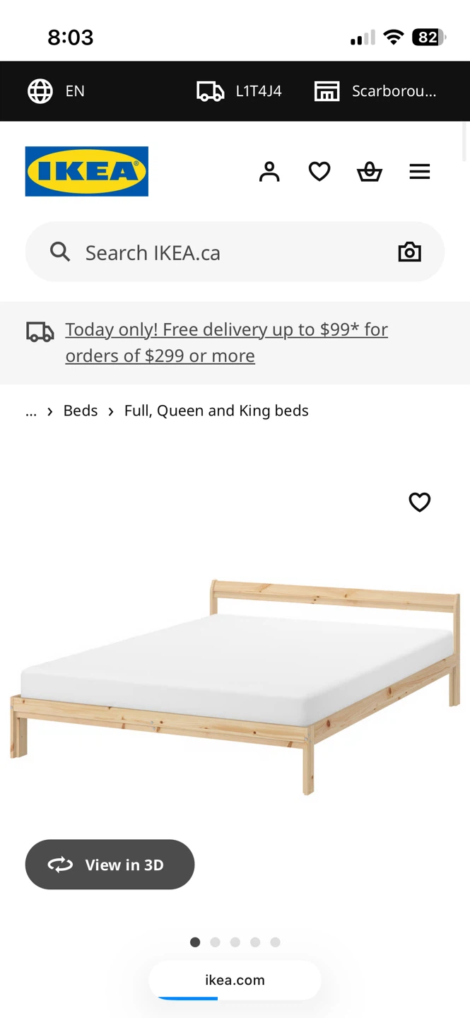 Ikea furniture- bed frame and others