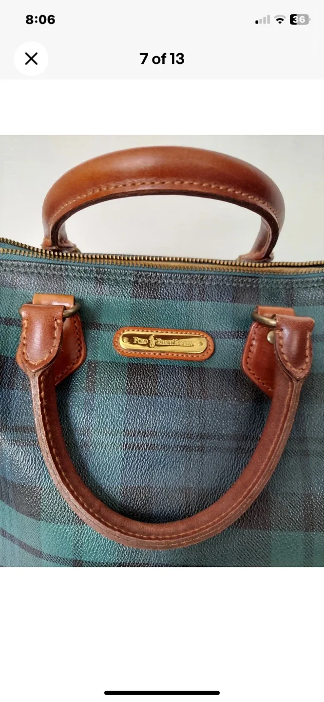 Polo Ralph Lauren satchel image indicator(9)