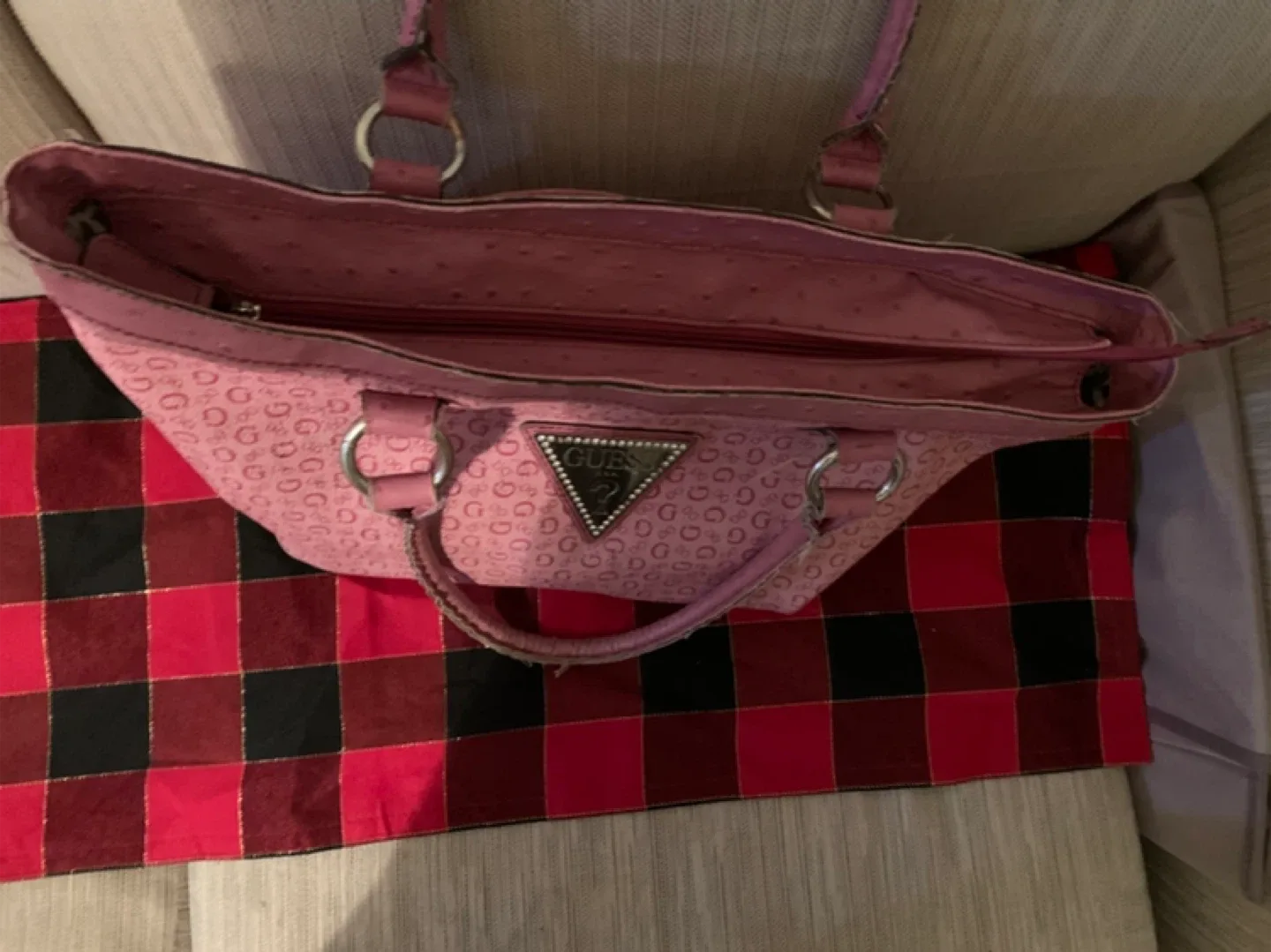 Guess Pink Tote Bag image indicator(4)