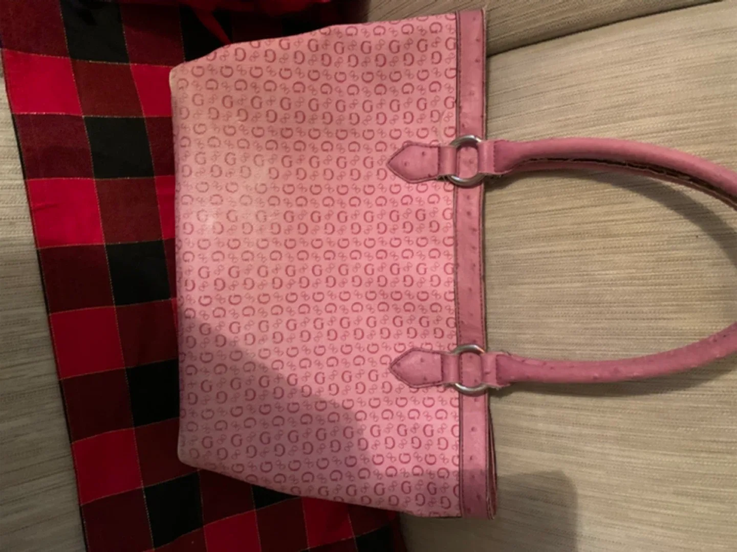Guess Pink Tote Bag image indicator(2)