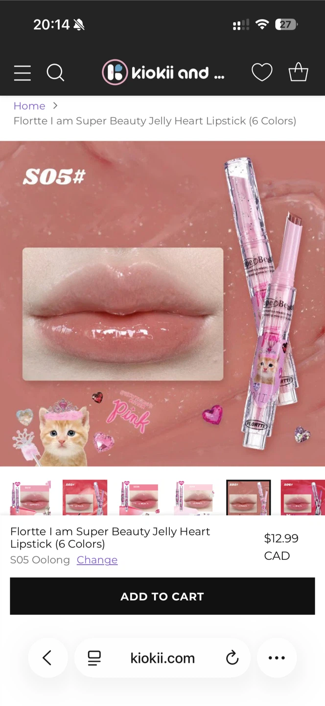 FLORTTE- I am Super Beauty Jelly Heart Lipstick S05 - photo 3