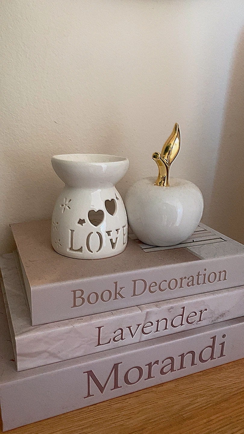 Decorative Book Set: Book Decoration, Lavender, Morandi - photo 3