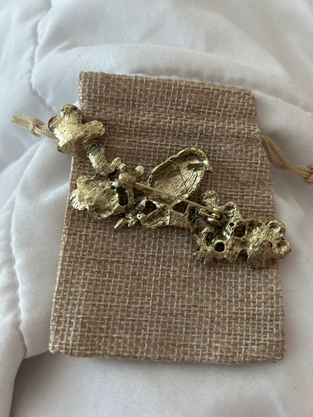 Bird and Flower Brooch - photo 2