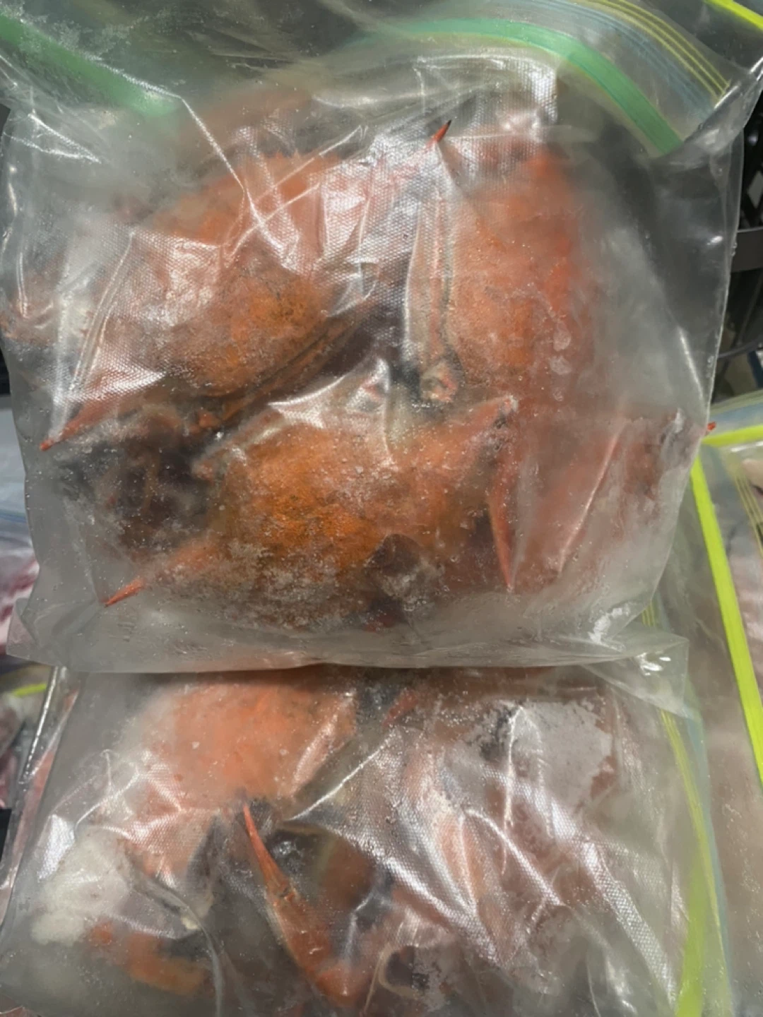 Frozen Crabs