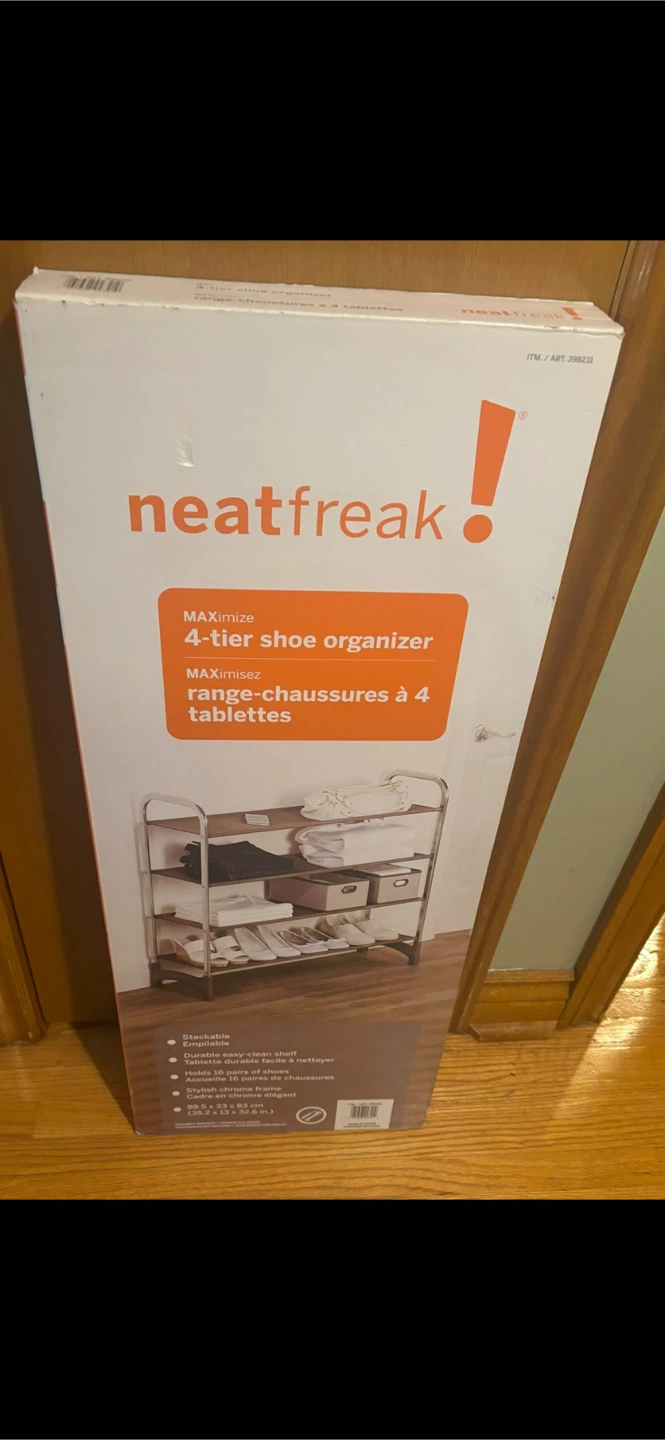 Neatfreak 4-Tier Shoe Organizer (Final price)