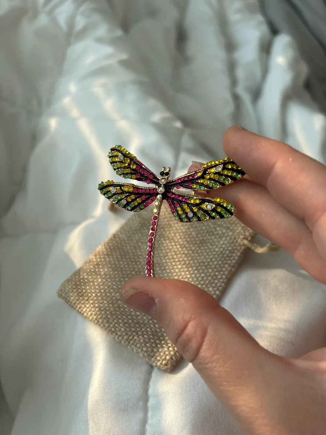 Dragonfly Brooch Pin thumbnail