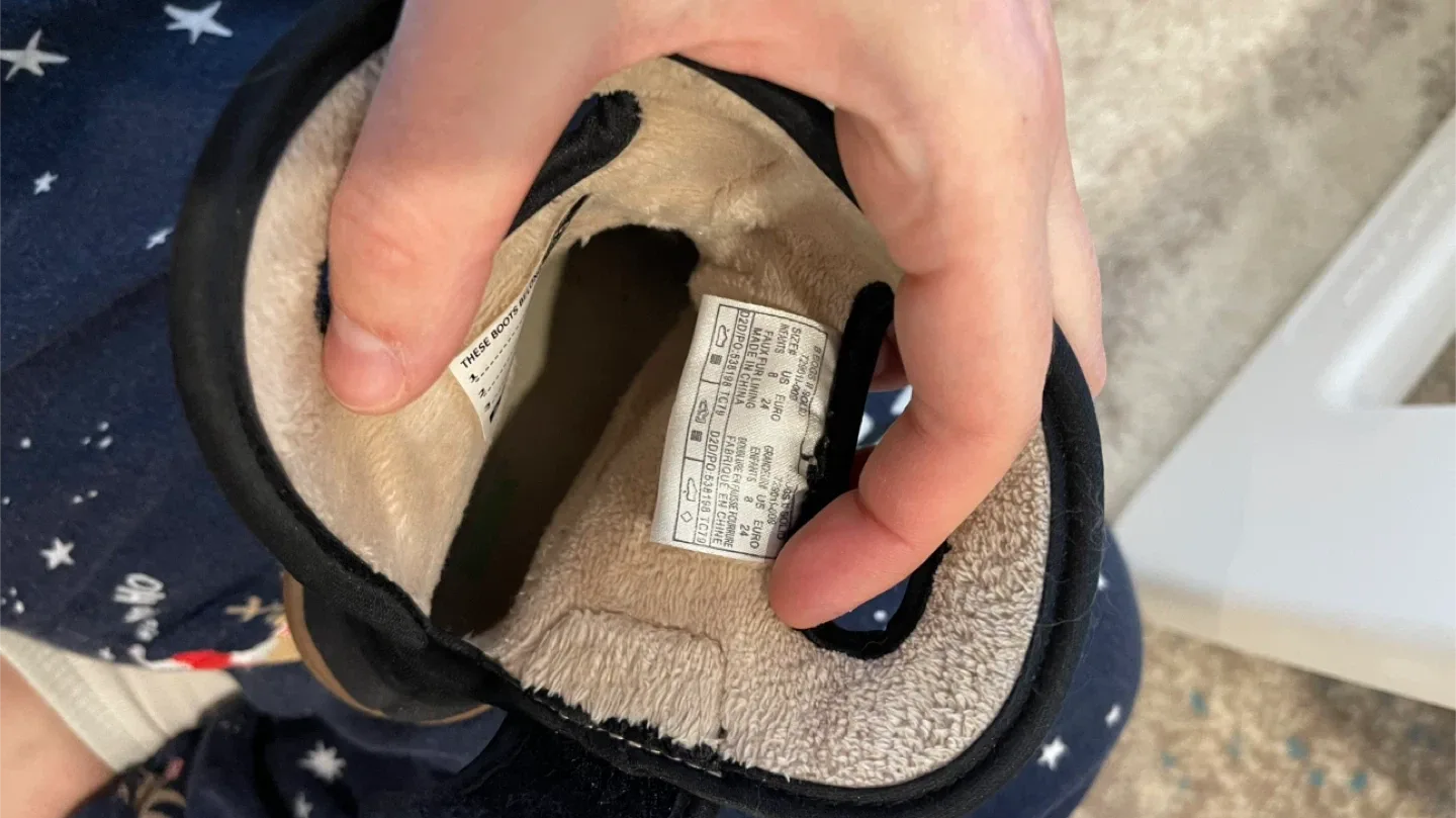 BABY BOGS II BLACK Waterproof Boots Size 8 Toddler image indicator(4)