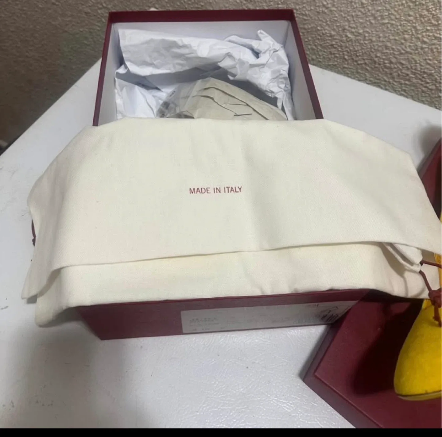 Salvatore Ferragamo Judy X5 Yellow Suede Heels - Size 9.5 image indicator(2)