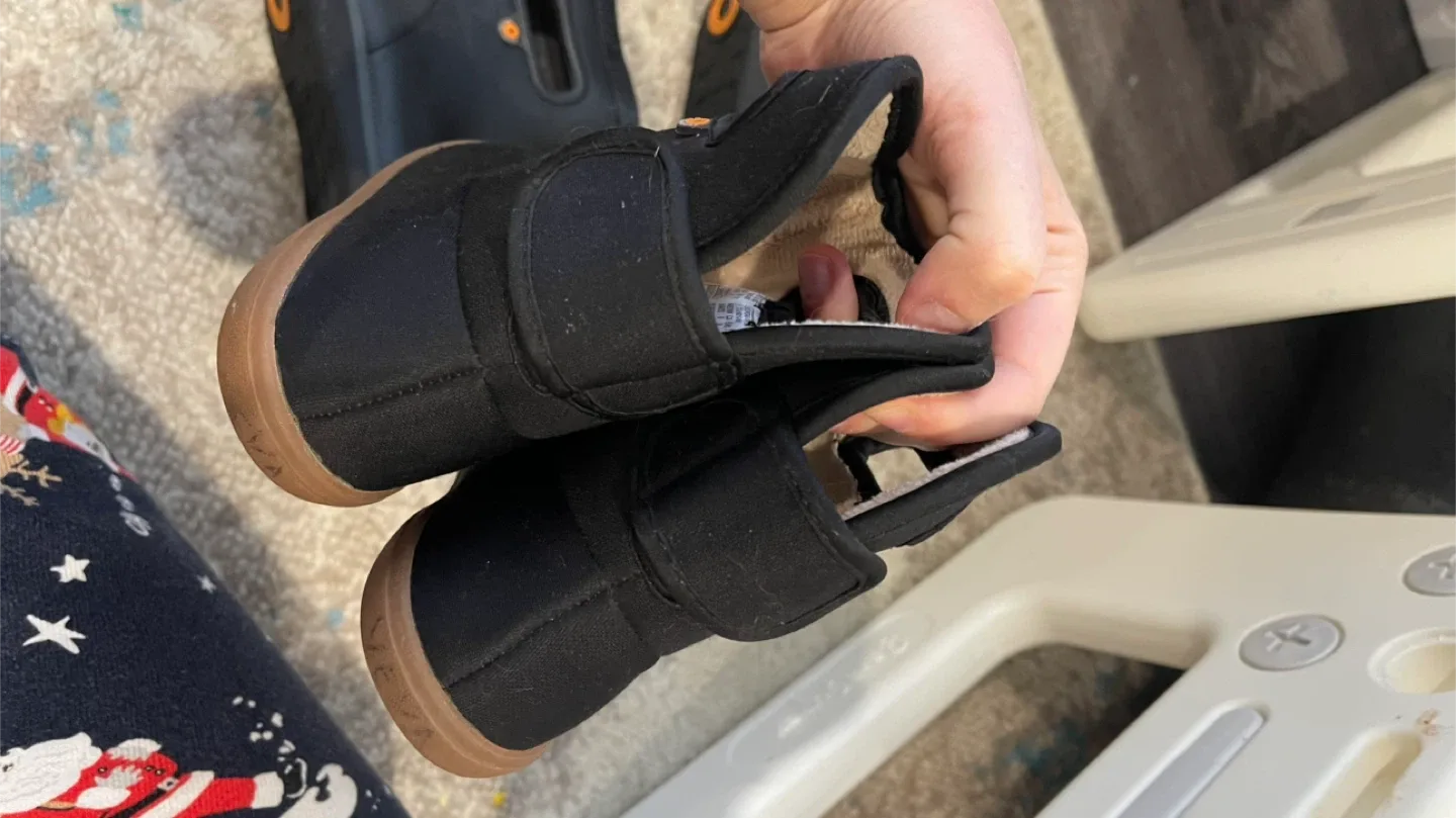 BABY BOGS II BLACK Waterproof Boots Size 8 Toddler image indicator(6)