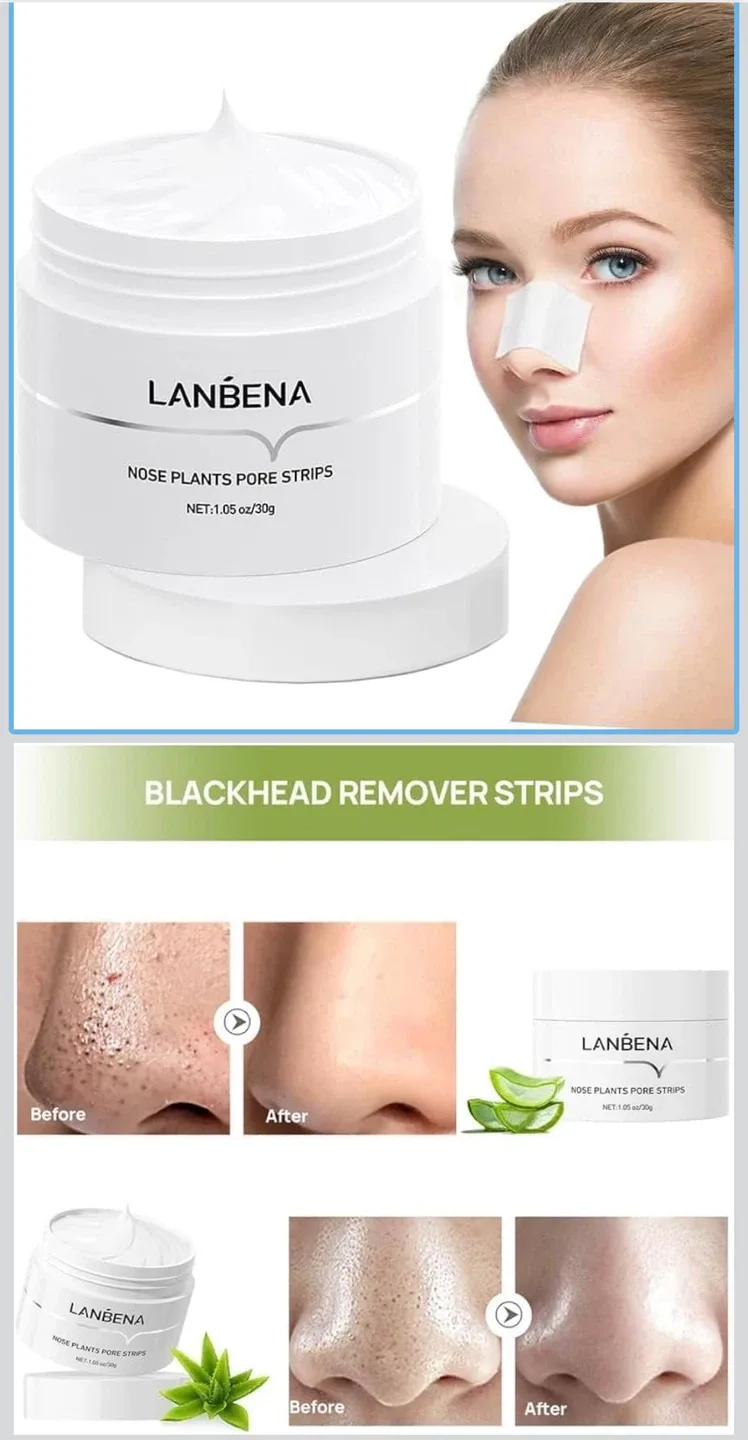 New LANBENA Nose Plants Pore Strips (60pcs) image indicator(4)