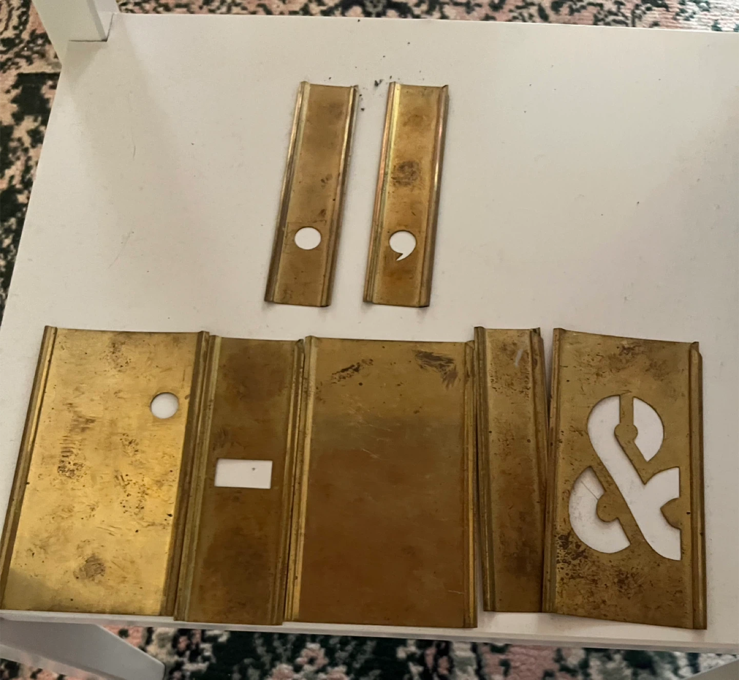 Reese's Locketdge Adjustable Brass Stencils - photo 5