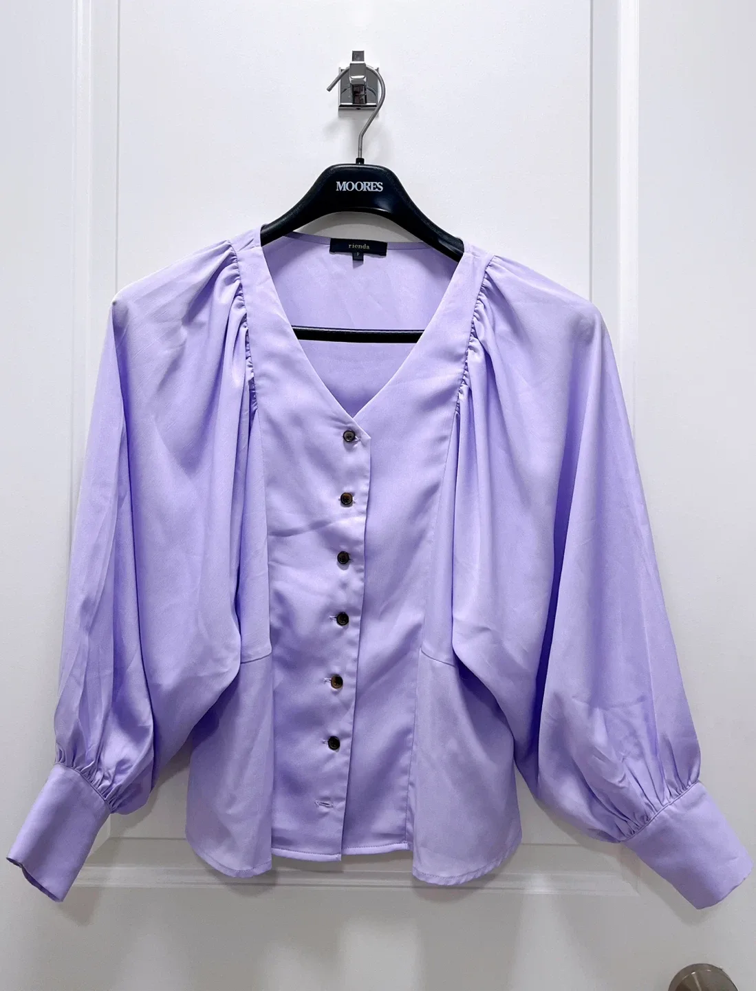 (NEW) Purple Blouse - Size S thumbnail