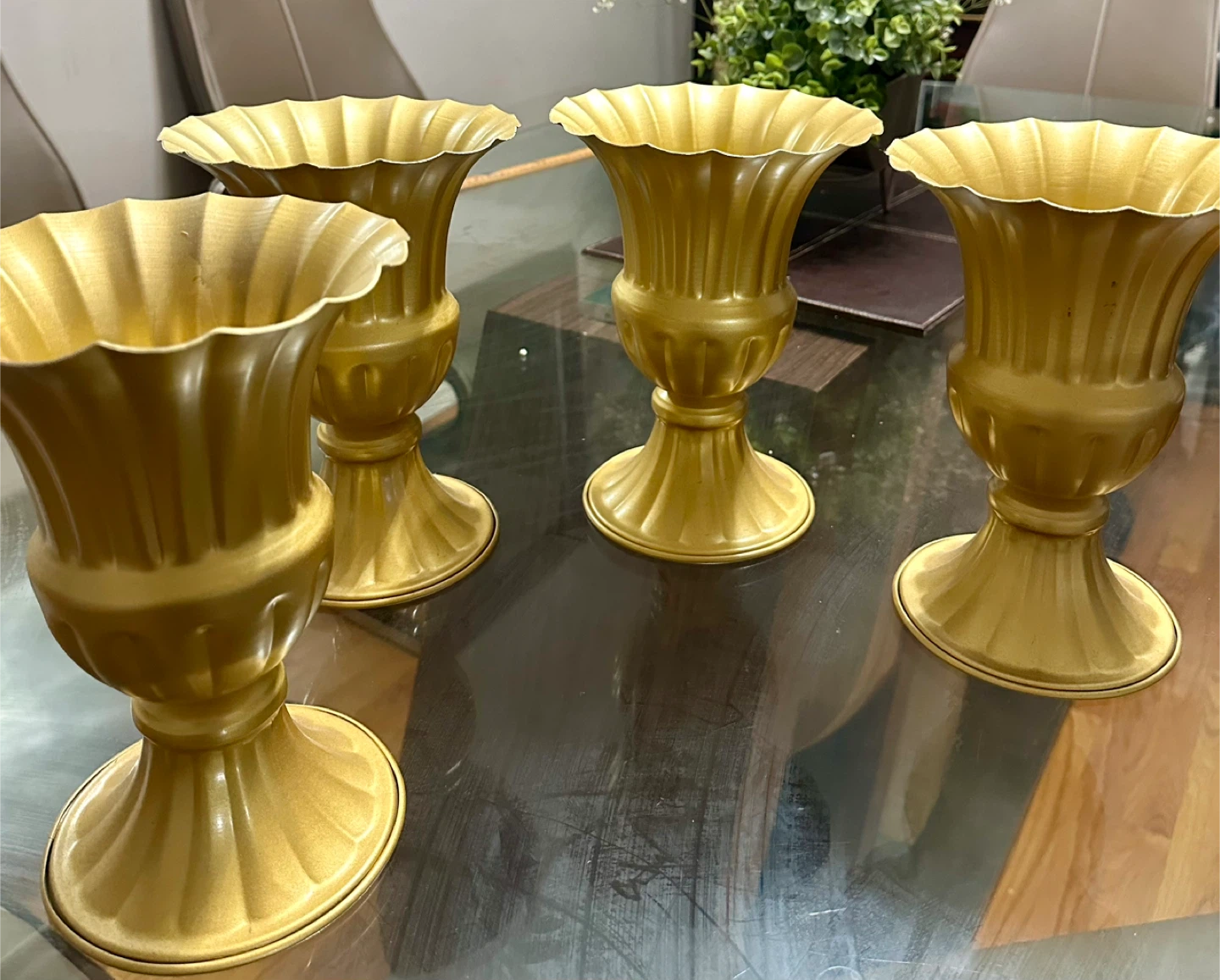 Gold Decorative Vases - Set of 4 - photo 2
