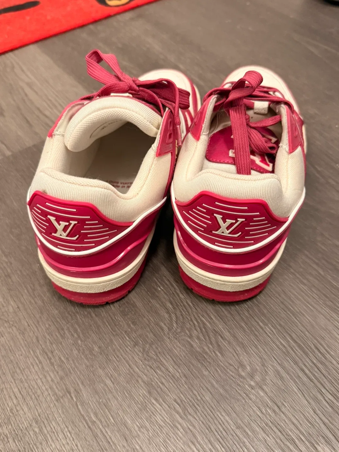 Louis Vuitton Pink/White Sneakers image indicator(3)