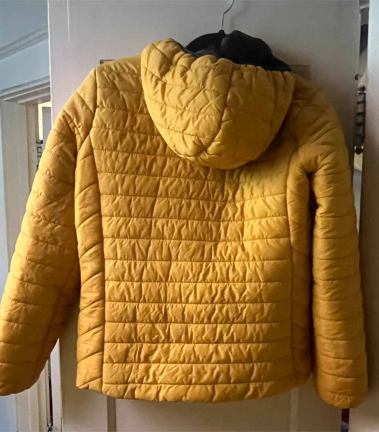 Stradivarius Yellow Puffer Jacket - Size M - photo 3