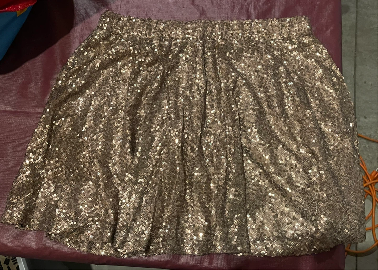 Sequin Mini Skirt