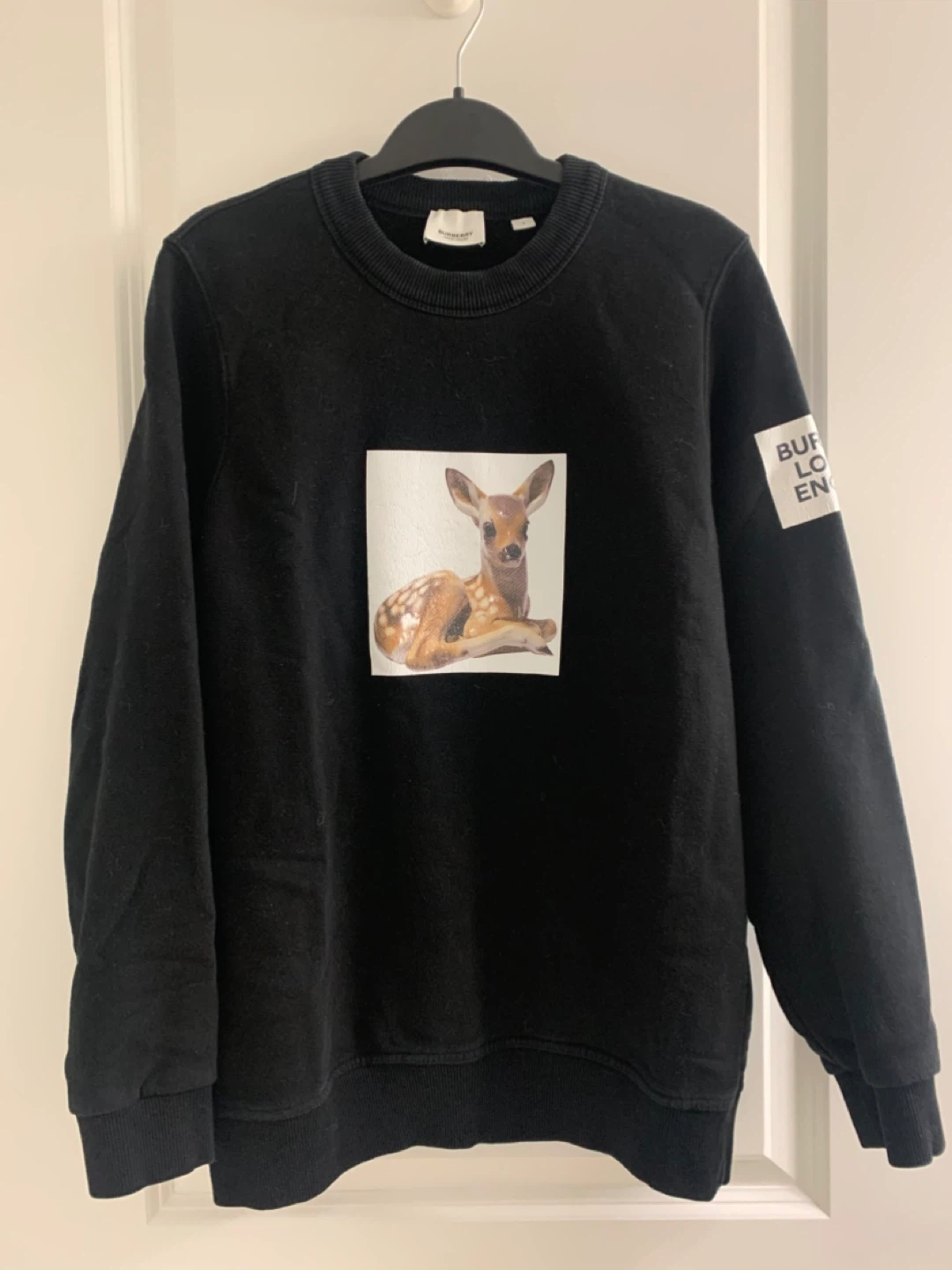 Burberry Black Crewneck Sweatshirt