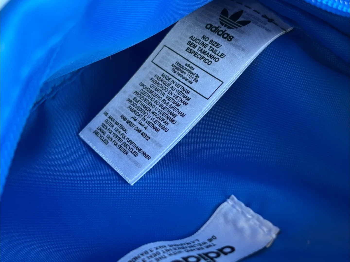 Adidas Blue Mini Reporter Bag image indicator(7)