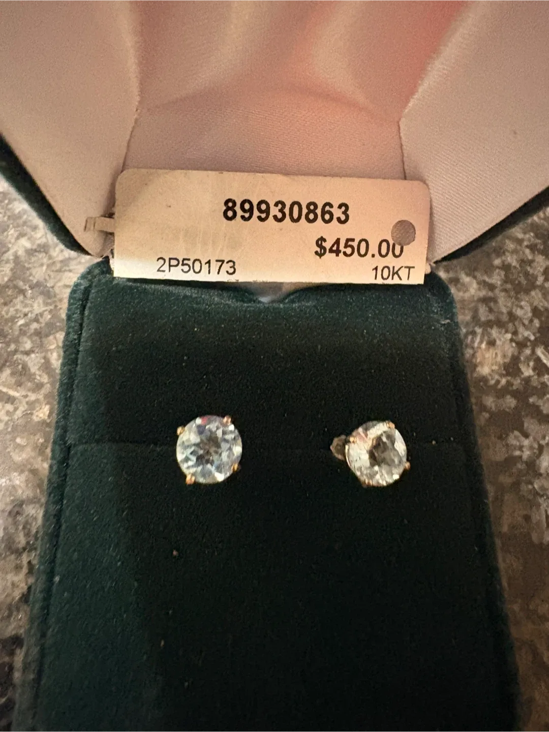 10KT Gold Stud Earrings thumbnail