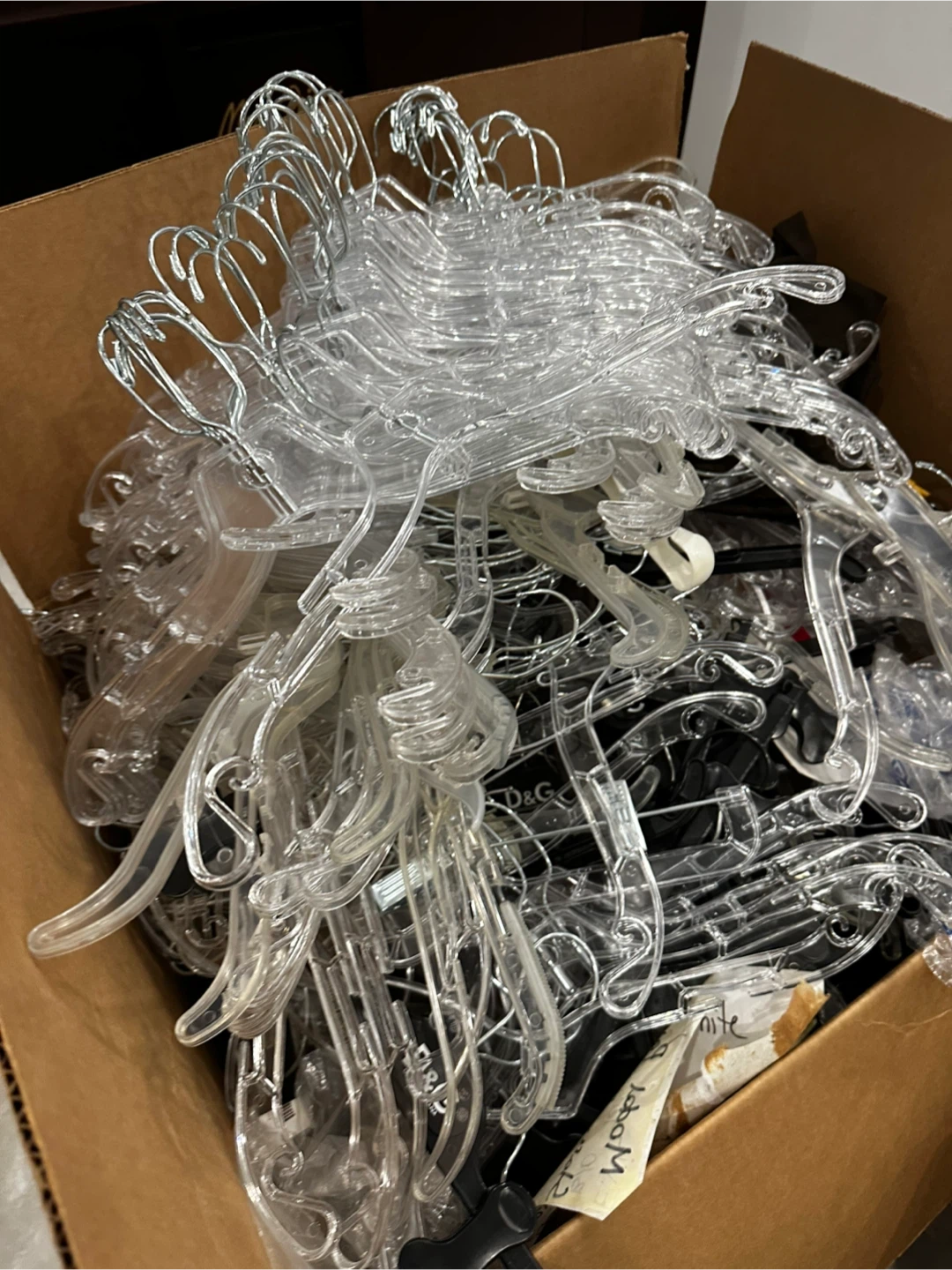 2000 Clothing Hangers - Clear & Black mixed - photo 4
