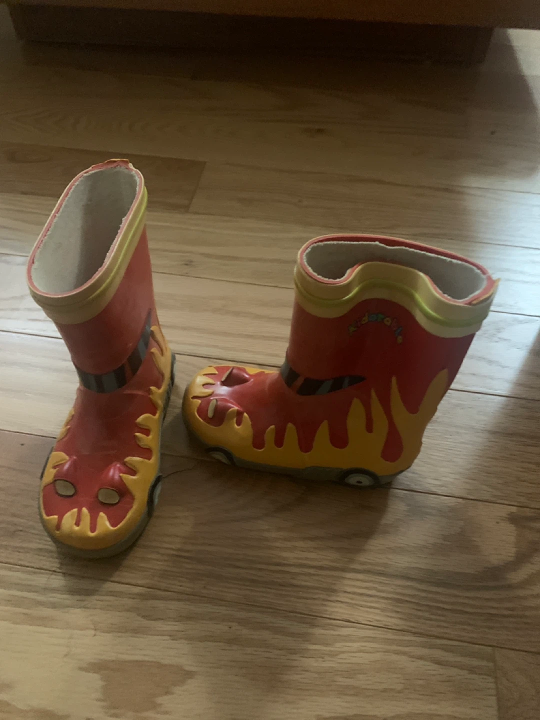 Kidorable Fireman Rain Boots, Size 5 US
