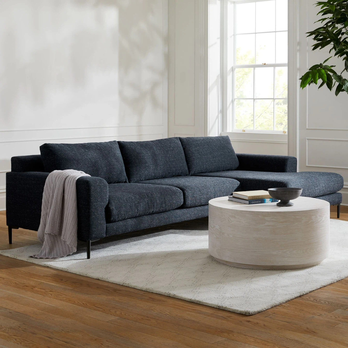 West Elm Chaise Sectional Sofa