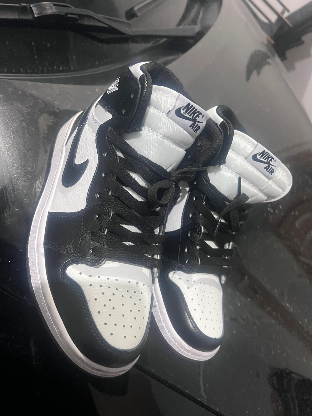 Nike Air Jordan 1 Retro High Panda - Size 8 US - photo 2