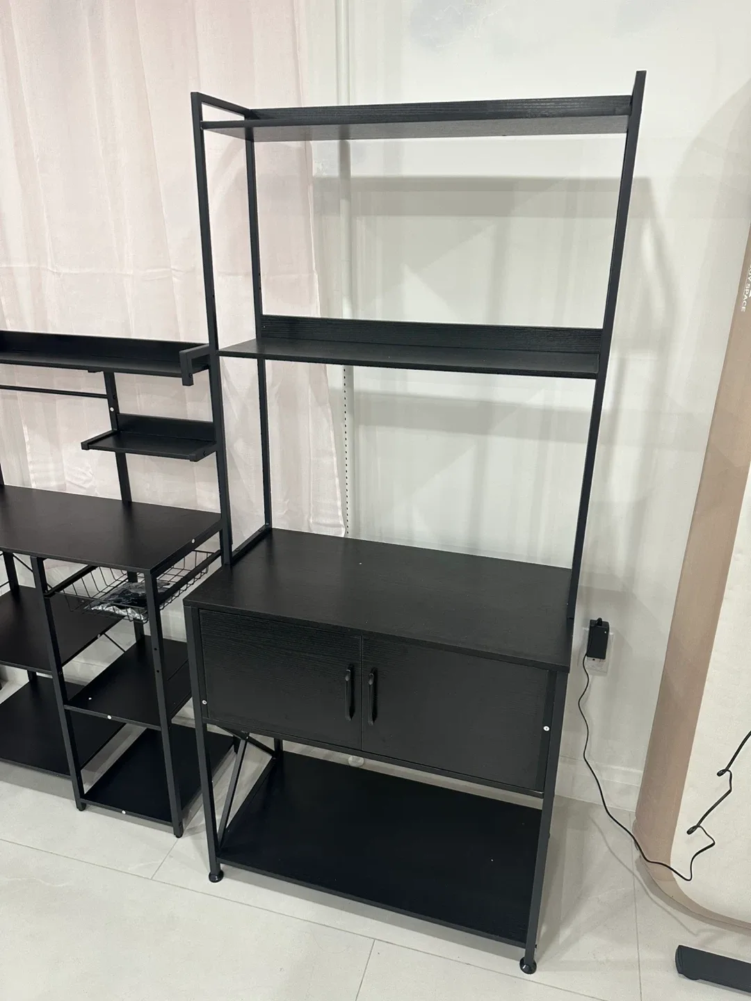 Black Kitchen Baker's Rack image indicator(2)