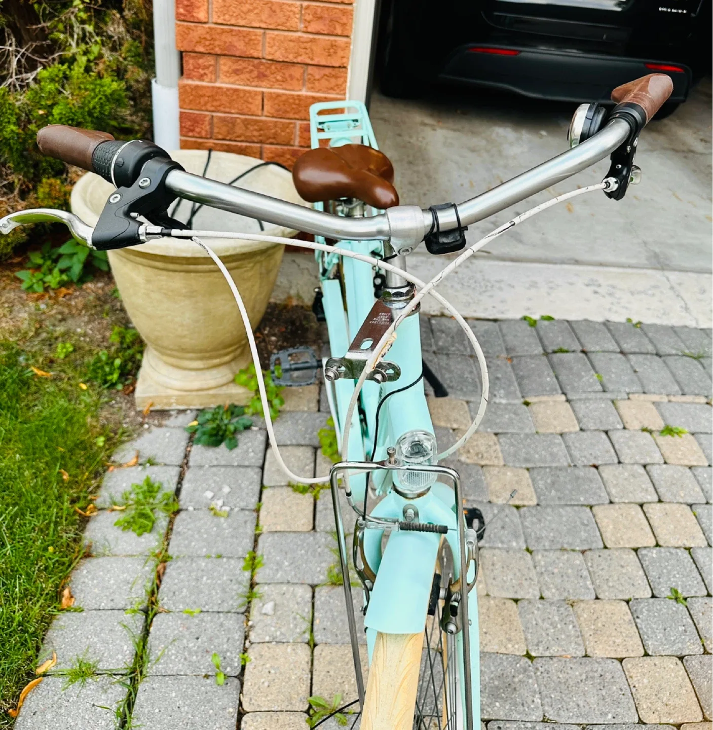 BTWIN City Bike - Mint Green image indicator(3)