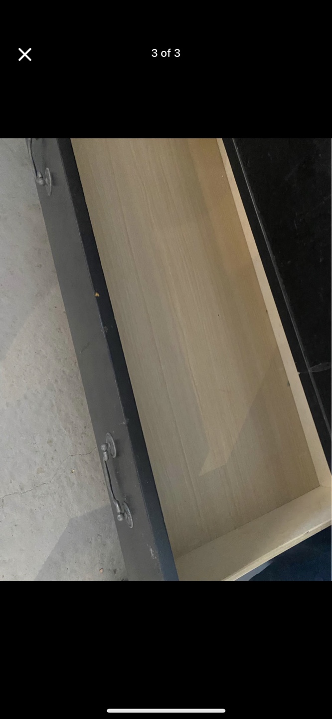 Black 5-Drawer Dresser - photo 3